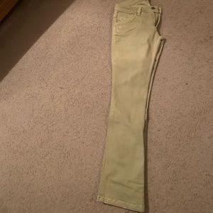 Olive color Premium Jeans